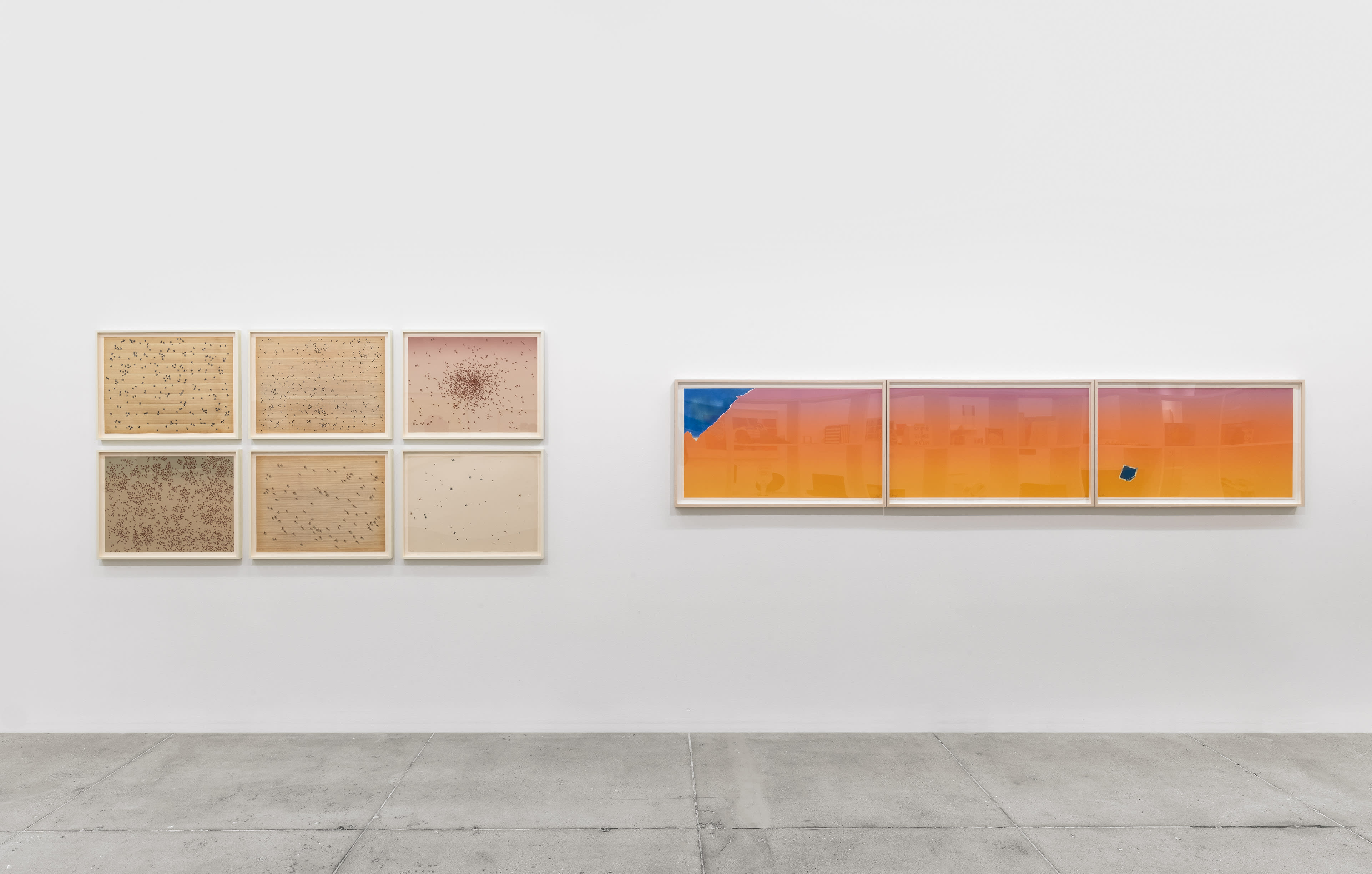 An installation view of Multiples, Inc. at Marian Goodman Gallery, NY, January 2021