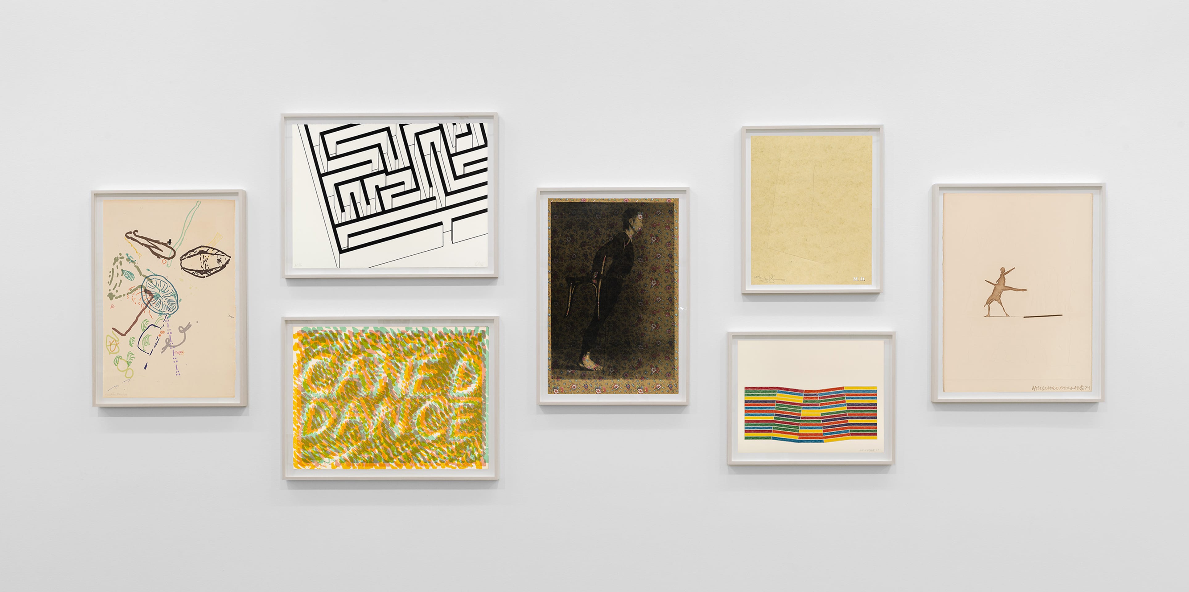 An installation view of Multiples, Inc. at Marian Goodman Gallery, NY, January 2021