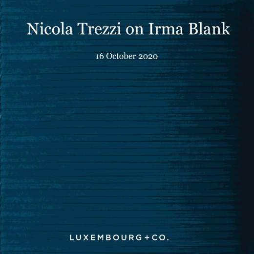 Frieze Masters Talk: Nicola Trezzi on Irma Blank