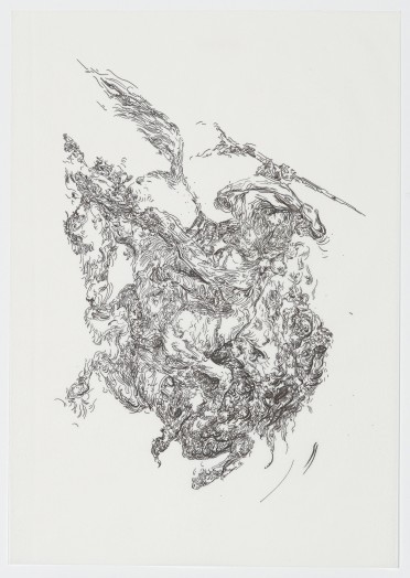 Glenn Brown, Drawing 50 (after Delacroix), 2014