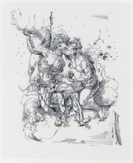 Glenn Brown, Drawing 30 (after Gossaert), 2014