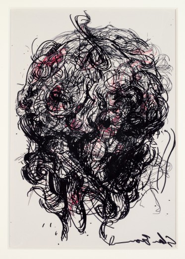 Glenn Brown, Drawing 7 (after Greuze), 2013