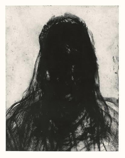 Glenn Brown, Layered Portrait (after Lucian Freud) 8, 2008
