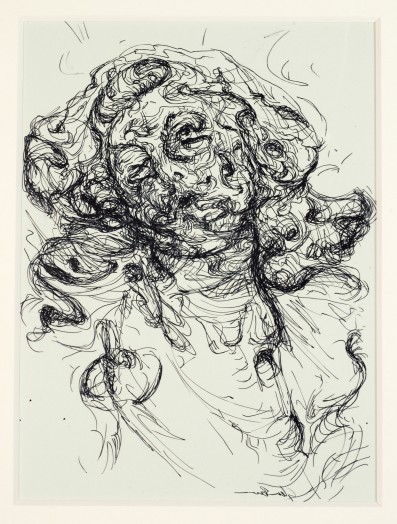 Glenn Brown, Drawing 14 (after Greuze), 2013