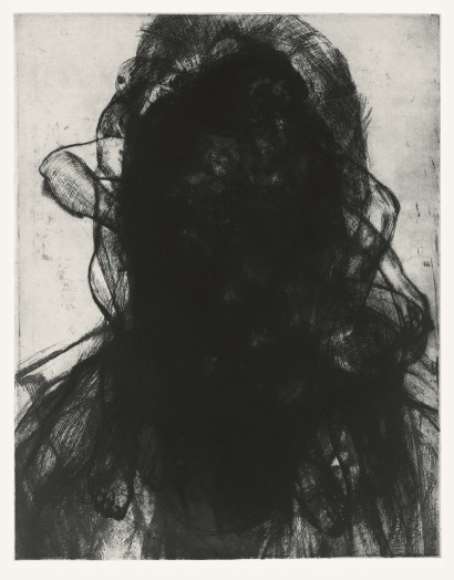Glenn Brown, Layered Portrait (after Lucian Freud) 3, 2008