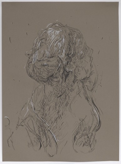 Glenn Brown, Drawing 20 (after Batoni/Batoni), 2015