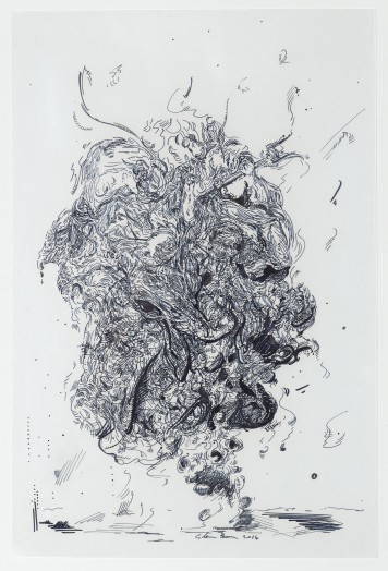 Glenn Brown, Drawing 8 (after Boucher), 2014