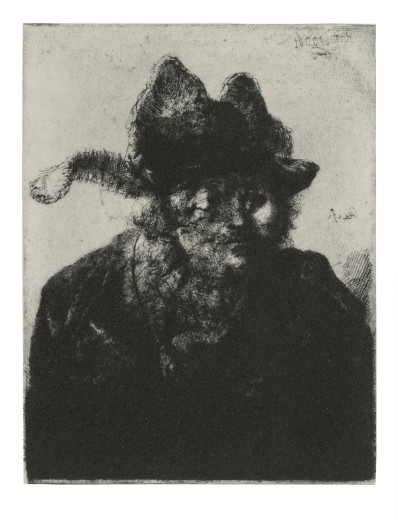 Glenn Brown, Layered Portraits (after Rembrandt) 2, 2008
