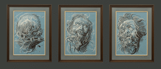Glenn Brown, Drawing 6 (after Del Sarto/Raphael/Van Dyck), 2019