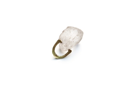 Bernhard Schobinger Findling Ring, 2013 Rock Crystal, Gold