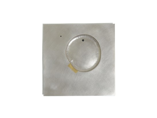 Simone ten Hompel Sun Spot, 2015 Silver 925, Gold, Enamel 32 x 32 x 2cm
