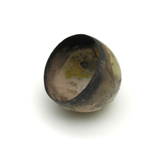 Peter Bauhuis Object, 2013 Silver, Brass ø 9 x 9 cm