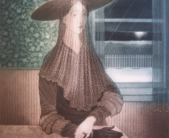 David Blackwood, Beautiful Young Mummer in Margaret Feltham's House A/P, 1985