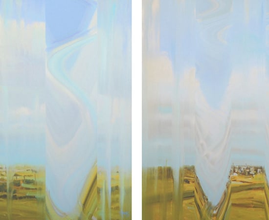 Barbara Amos, Fields and Sky 1 and 2, 2013