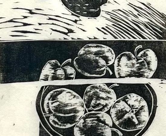 Naoko Matsubara, I Saw an Apple Flying Away 19/25, 1977