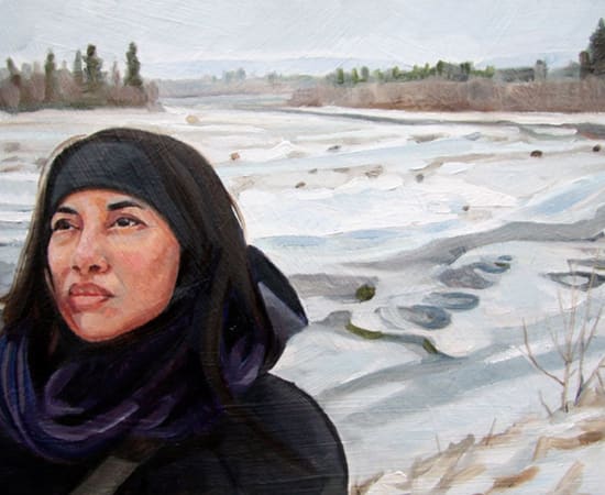 Heather Horton, Mia, Yukon River, 2013