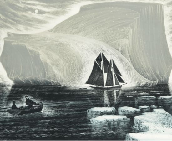 David Blackwood, The Flora Nickerson in the Labrador Sea 1/50, 1982