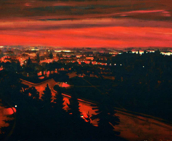 Barbara Amos, Red City Nocturne, 2009