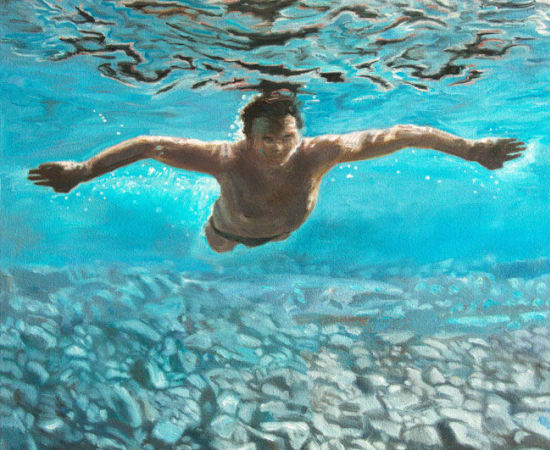 Jennifer Walton, Blue Water Swim 1, 2015