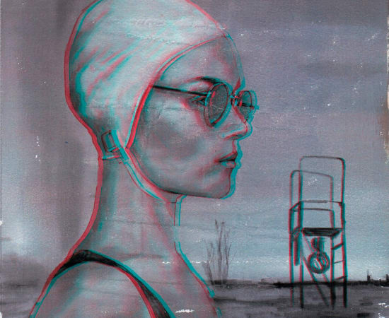 Kelly Grace, Day at the Beach 3D 2/10, 2025