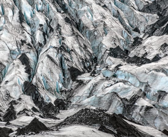 Arnold Zageris, Volcanic Ash on Glacier 1/5, 2018