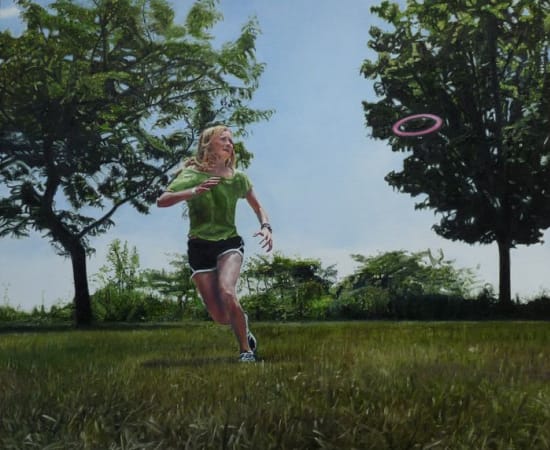 Jennifer Walton, Pink Flying Disk, 2012