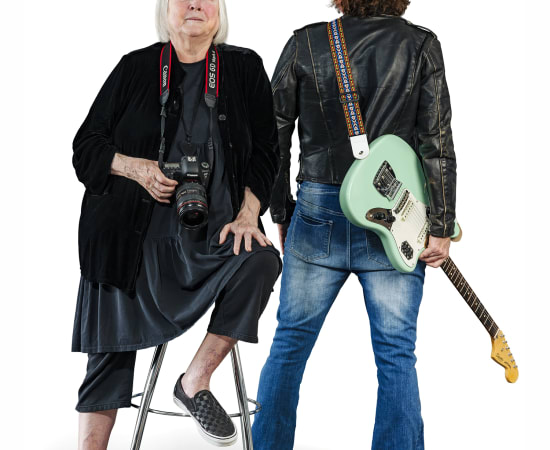 Dina Goldstein, Photographer Bev Davies with son Keif, 2021