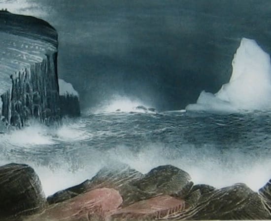 David Blackwood, April Iceberg off Bragg's Island 25/35, 1976