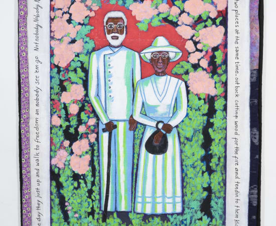 Faith Ringgold, Coming to Jones Road Part II #4 Aunt Emmy and Uncle Tate, 2010