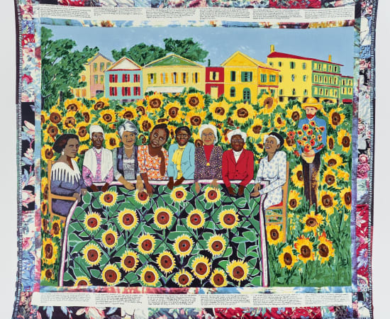 Faith Ringgold, The Sunflower Quilting Bee at Arles, 1997