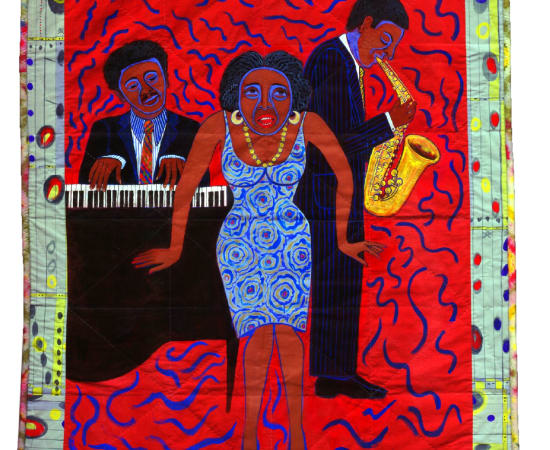 Faith Ringgold, Jazz Stories: Mama Can Sing, Papa Can Blow #5: You Put the Devil in Me, 2004