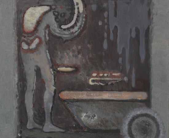 吉磊 Ji Lei, 浴室里的卡夫卡No.1 Kafka In the Bathroom No.1, 2017