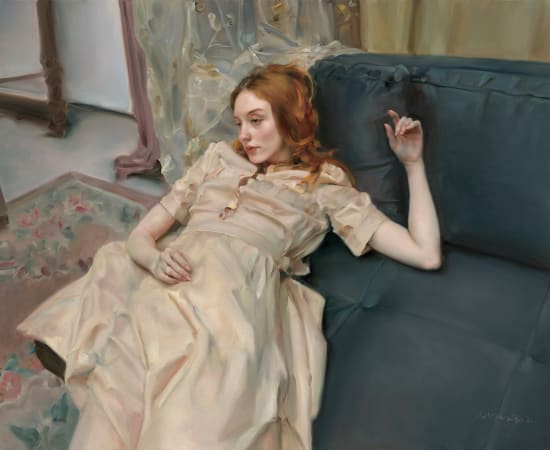 庞茂琨 Pang Maokun, 斜倚的妮娜 Reclining Nina, 2020