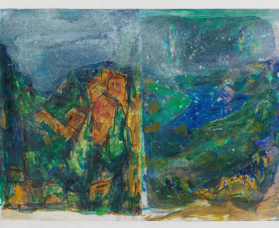 漆澜 Qi Lan, 通景卷(一)富春山 | Scenic Illusion Painting Roll (1) Fuchun Mountains, 2015-2018