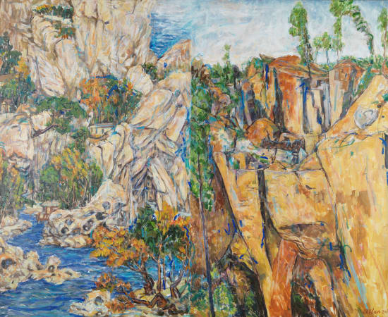 漆澜 Qi Lan, 通景山水之四 | Scenic Illusion Painting-Landscape 4, 2018