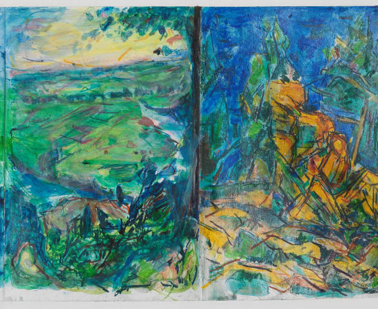 漆澜 Qi Lan, 通景卷(三)致波纳尔 | Scenic Illusion Painting Roll (3) To Bonnard, 2013-2015