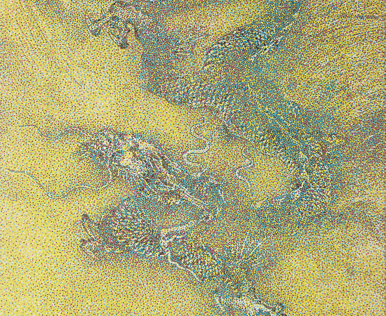 杨冕 Yang Mian, CMYK- 南宋 陈容 龙图 | CMYK- the Southern Song Dynasty,Chen Rong’s Dragon, 2017