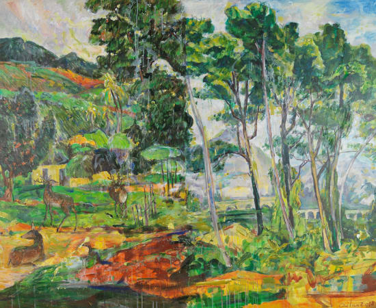 漆澜 Qi Lan, 通景山水之三 | Scenic Illusion Painting-Landscape 3, 2018