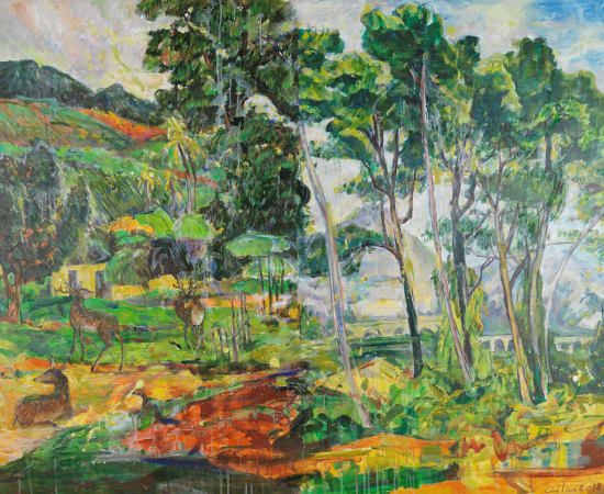 漆澜 Qi Lan, 通景山水之三 | Scenic Illusion Painting-Landscape 3, 2018