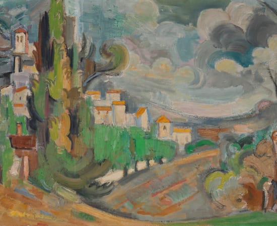 André Lhote (1885-1962), Paysage aux nuages, 1935