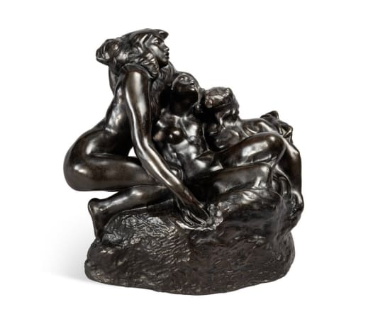 Auguste Rodin (1840-1917), Néréides, agrandissement dit aussi "Trois sirènes, grand modèle" ou "La Vague", Created in 1887, Cast in 1981