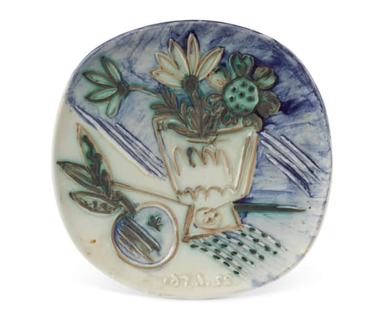 Pablo Picasso (1881-1973), Bouquet à la pomme (A.R. 305), January 22nd, 1956