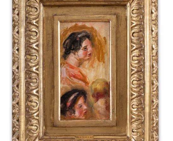 Pierre-Auguste Renoir (1841-1919), Esquisse de têtes - fragment