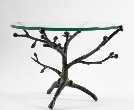Diego Giacometti (1902-1985), Guéridon arbre aux bourgeons, circa 1962
