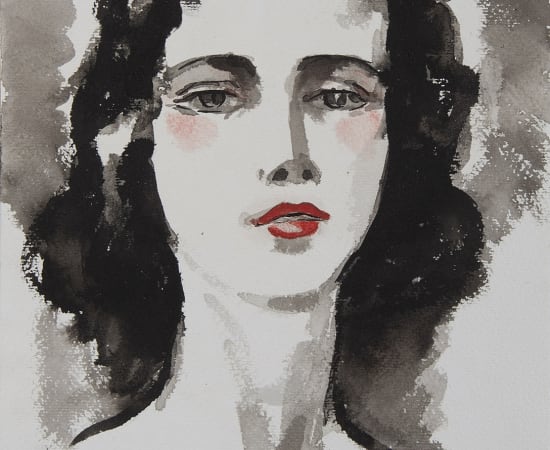 Kees Van Dongen, Portrait de jeune femme