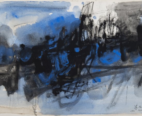 Chu Teh-Chun (1920-2014), Nº85, 1961