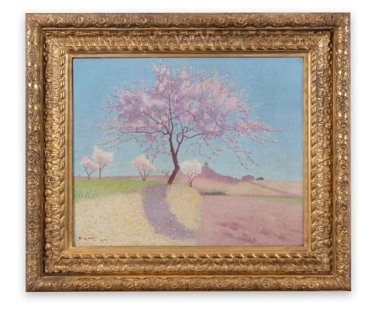 Achille Laugé (1861-1944), Les amandiers de la Gardie, 1902