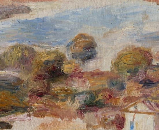 Pierre-Auguste Renoir (1841-1919), Paysage du midi, fragment, circa 1905