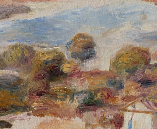 Pierre-Auguste Renoir, Paysage du midi, fragment, circa 1905