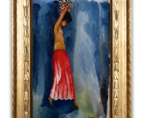 Moïse Kisling (1891-1953), Jeune paysanne, 1916
